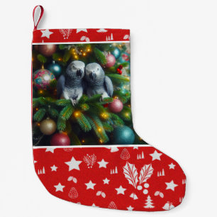 Papegaai Kerstensok Kleine Kerstsok