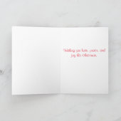 Papegaai Kerstkaarten Feestdagen Kaart (Binnen)