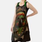 Papegaai Keukenschort – Tropisch en Stoer Design Schort (Insitu)