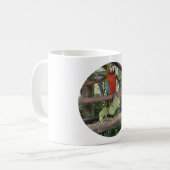 Papegaai koffiemok (Voorkant links)
