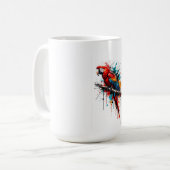 papegaai koffiemok (Voorkant links)