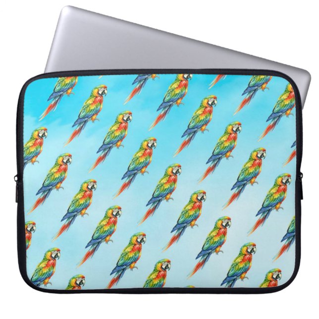 Papegaai Laptop Sleeve (Voorkant)