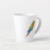 Papegaai Latte Mok (Rechterhoek)