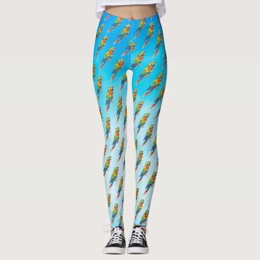 Papegaai Leggings (Voorkant)