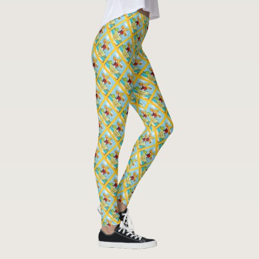 Papegaai Leggings (Rechts)