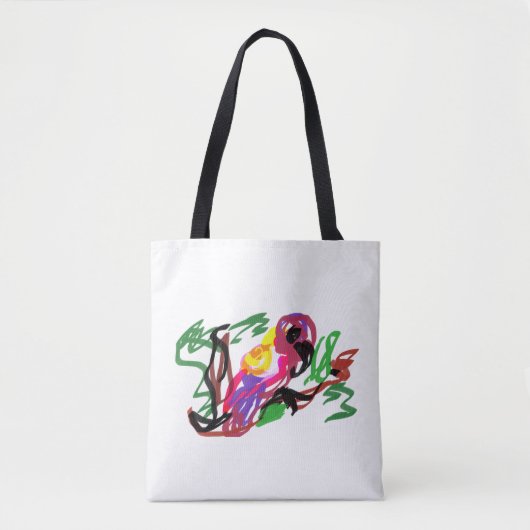Papegaai leuk zomer  tote bag (Voorkant)