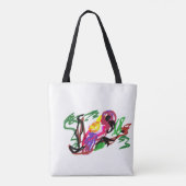 Papegaai leuk zomer  tote bag (Achterkant)