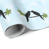 Papegaai Liefde Cadeaupapier (Rol Hoek)