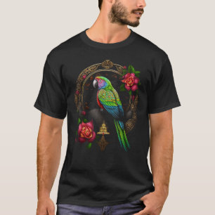 Papegaai Mandala Bloemen Dierlijke Vogelpapegaai T-shirt