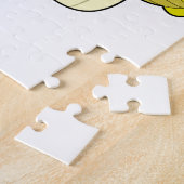 Papegaai met banaan legpuzzel (Zijkant)
