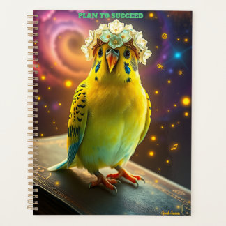 Papegaai met Gouden Kroon Planner