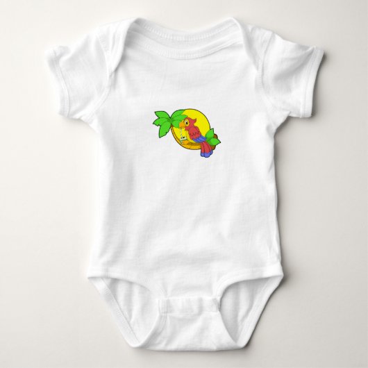 Papegaai met Kokosnoot Romper (Voorkant)
