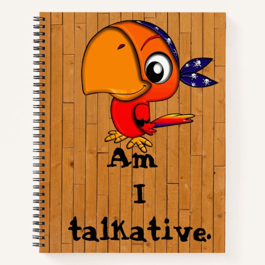 papegaai notitieboek (Voorkant)