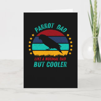 Papegaai papa - Cool Bird Vader Gift Kaart