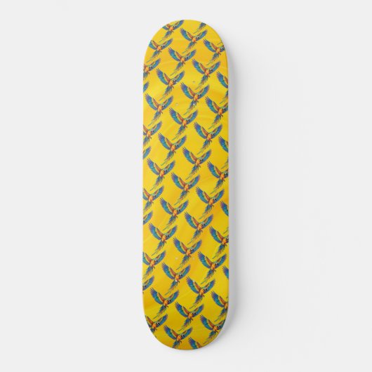 Papegaai Persoonlijk Skateboard (Voorkant)