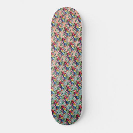 Papegaai Persoonlijk Skateboard (Voorkant)