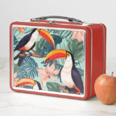 Papegaai picknick eten doos (In situ)