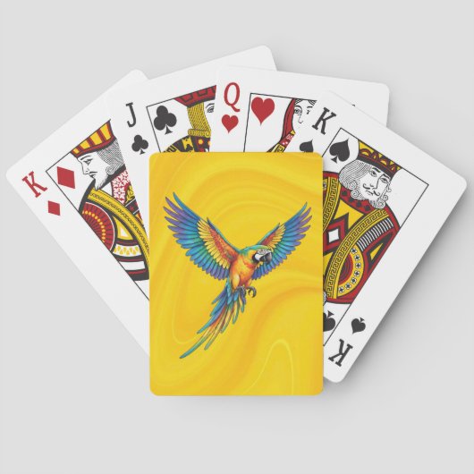 Papegaai Pokerkaarten (Achterkant)