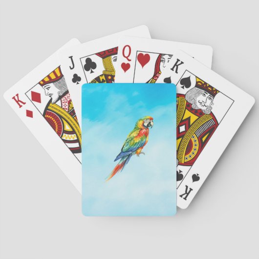 Papegaai Pokerkaarten (Achterkant)