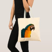 Papegaai Post-it Notities Tote Bag (Voorkant (product))
