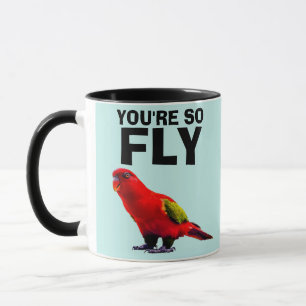 PAPEGAAI PUN GRAPPIG VRIEND KOFFIE MOK