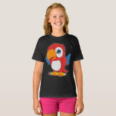 Papegaai Pupil Pencil School T-shirt (Voorkant volledig)
