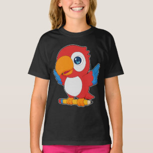 Papegaai Pupil Pencil School T-shirt
