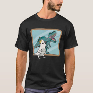 Papegaai & Rex Reflectie I Zwavelkruin Kaketoe T-shirt