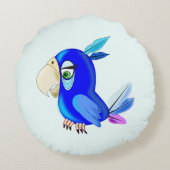 Papegaai Ronde Kussens (Achterkant)