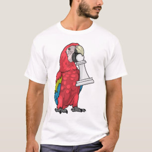 Papegaai Schaakstuk Pion Schaak T-shirt