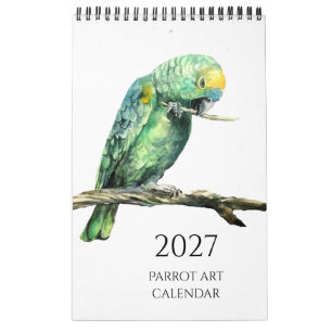 Papegaai schilderijen Kalender