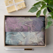 Papegaai, Shabby Chic, Siervogel & Bloemenkunst Tissuepapier (Geschenk)