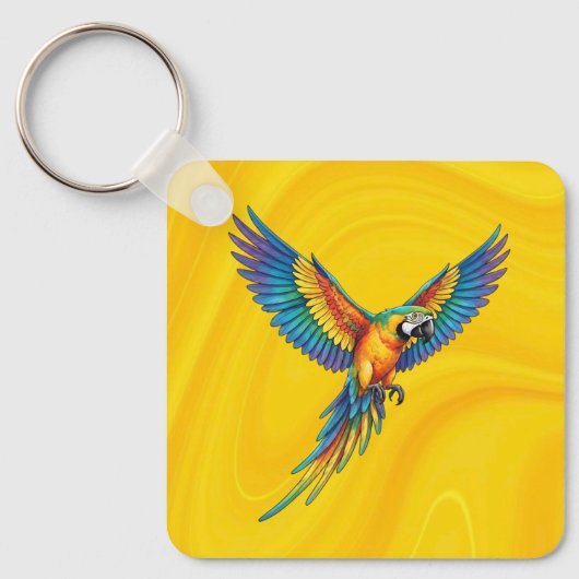 Papegaai Sleutelhanger (Voorkant)
