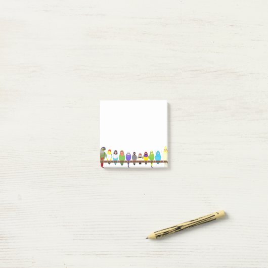 Papegaai Sticky Notes (Op bureau)