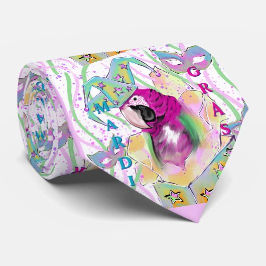 Papegaai Stropdas (Opgerold)