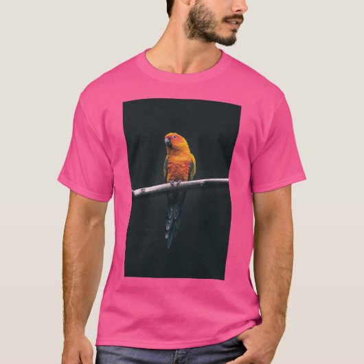 Papegaai T-shart mannen en vrouwen T-shirt (Voorkant)