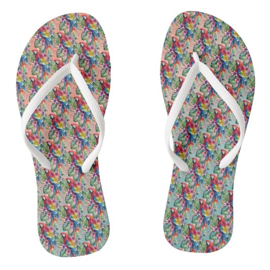 Papegaai Teenslippers (Voetbed)