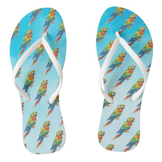 Papegaai Teenslippers (Voetbed)
