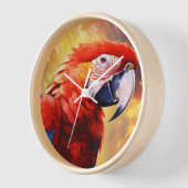 Papegaai thema wandklok (Hoek)
