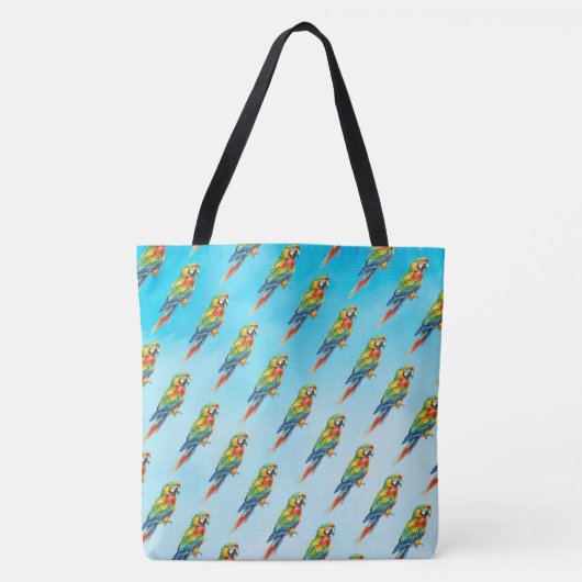 Papegaai Tote Bag (Voorkant)