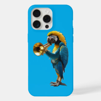 Papegaai Trompet speler iPhone 15 Pro Max Case