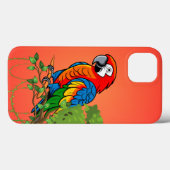 Papegaai Tropical Phone Case (Achterkant (horizontaal))