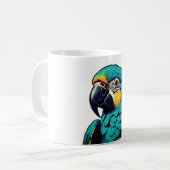 Papegaai Tropische Vogel Ontwerp Mok (Voorkant links)