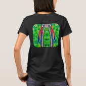 Papegaai trots 5 T-shirt (Achterkant)