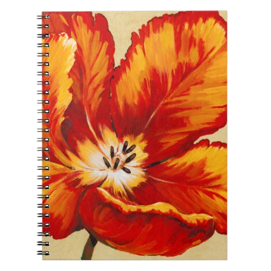 Papegaai Tulip I Notitieboek (Voorkant)