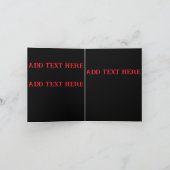 Papegaai Tulp Bloemen Rood en Geel Notitiekaartje (Binnen)