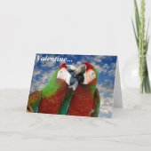 Papegaai Valentijn Kaart 003 (Voorkant)