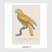 Papegaai van het Paradijs van Cuba, Psittacus Para Sticker (Vel)