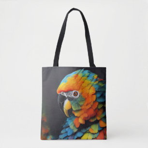 Papegaai Vogel Dier Ontdekking Avontuur Natuur Tote Bag