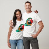 Papegaai vogel t-shirt (Unisex)
